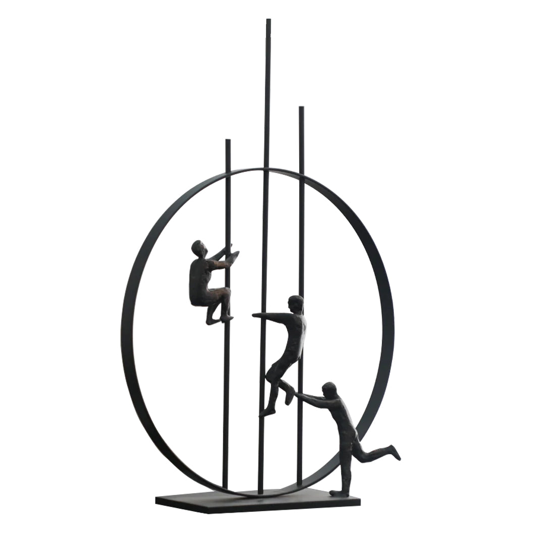 Climbing Men Sculpture