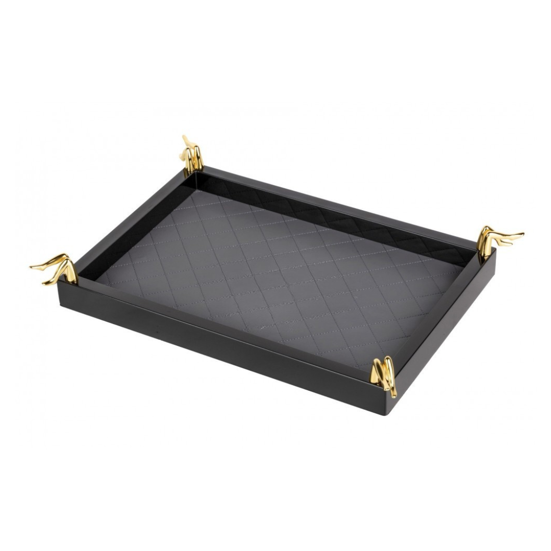 Rectangular PU Leather Tray