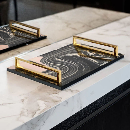 Sandwave Lacquer Tray