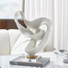 Load image into Gallery viewer, White Whirl Sculpture

