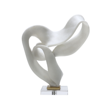 Load image into Gallery viewer, White Whirl Sculpture
