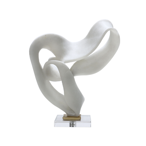 White Whirl Sculpture