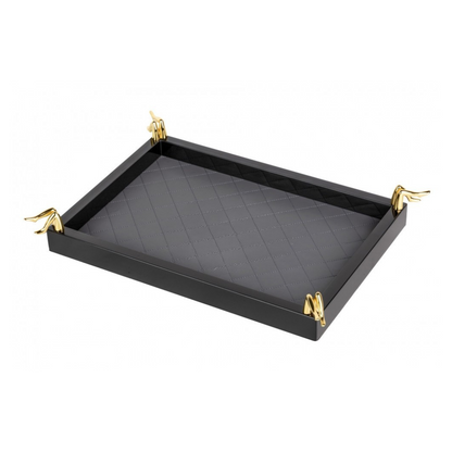 Rectangular PU Leather Tray
