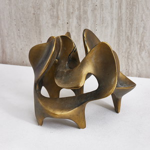 Brass Abstract Sculpture