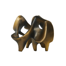 Load image into Gallery viewer, Brass Abstract Sculpture
