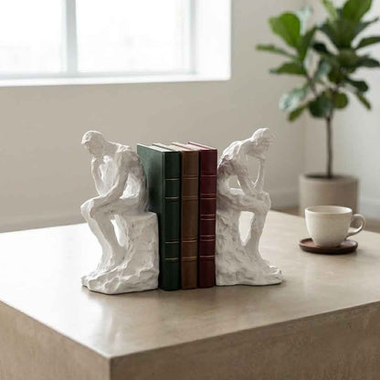 Wisdom & Wealth Bookends