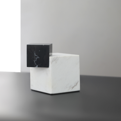 Duo Cube Marble Sculpture