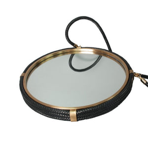 Leather Hanging Mirror