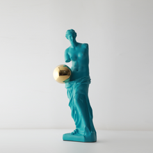 Load image into Gallery viewer, Human with Ball Blue
