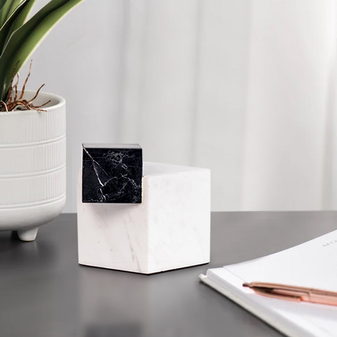 Duo Cube Marble Sculpture